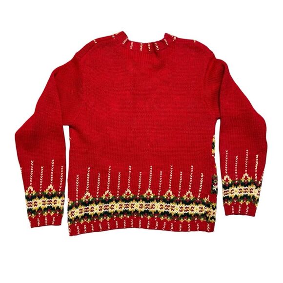 Carolina Colours Women's Christmas Ugly Christmas Sweater Chunky Knit Sz Medium - Picture 4 of 7